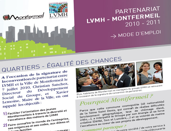 LVMH - Montfermeil, newsletter.