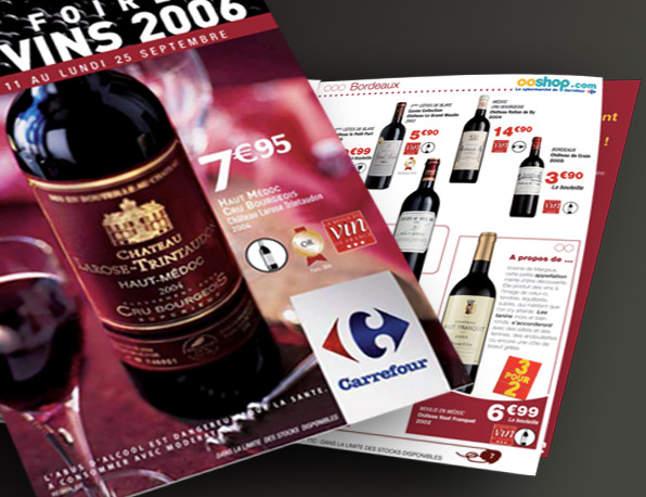Ooshop, catalogue des vins.